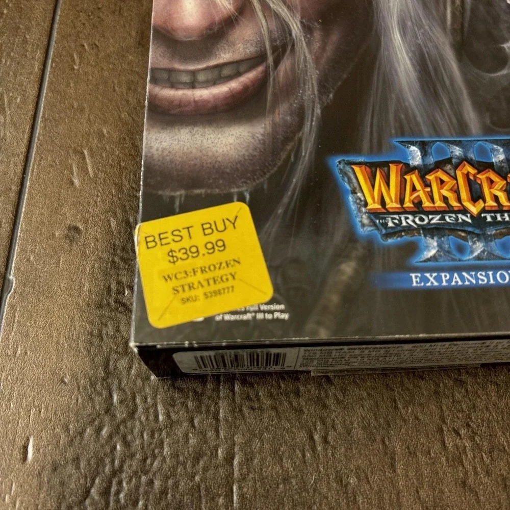 NOS Sealed Warcraft 3 Frozen Throne Expansion Set PC/Mac New Old Stock